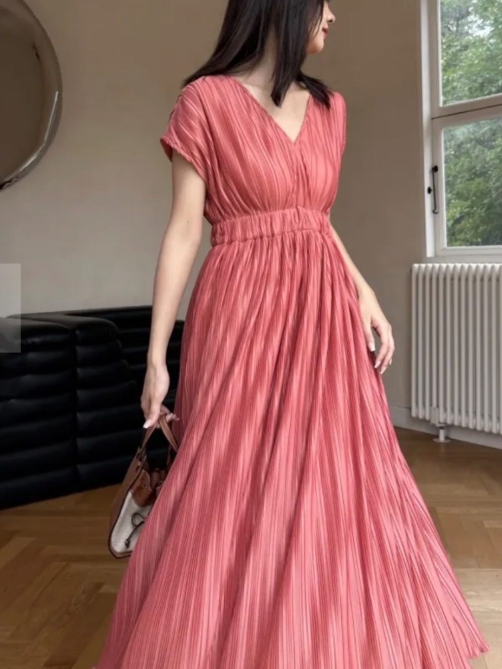 BIRTHDAY BASH Pink Pleated Dress | Japanese Brand | S-M